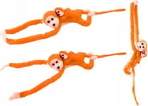 Leantoys Plush Baby Monkey Maskot Orange 90 Cm