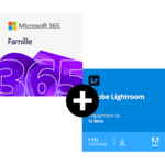 Pack Adobe Lightroom + Microsoft 365 Famille - Abonnement 1 an