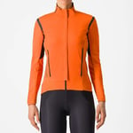 Castelli Perfetto RoS 2 Women's Cycling Jacket - AW23 Red Orange / Dark Grey Medium Orange/Dark