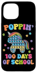 Coque pour iPhone 15 La licorne des 100 jours d'école de Poppin'