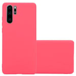 cadorabo Coque pour Huawei P30 Pro en Candy Rouge - Housse Protection Souple en Silicone TPU avec Anti-Choc et Anti-Rayures - Ultra Slim Fin Gel Case Cover Bumper