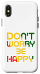 iPhone X/XS Don't Worry But Be Happy Rasta Reggae Case