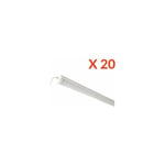 Silamp - Réglette led étanche 120cm 36W IP65 (Pack de 20) - Blanc Neutre 4000K - 5500K