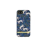 RICHMOND & FINCH Phone Case Compatible with iPhone 6, 6s, 7, 8, iPhone SE3, Blue Leopard Design, Shockproof, Fully Protective Phone Cover