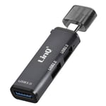 Adaptateur OTG USB-C vers 3 Ports USB Transmission Rapide 5 Compact Gpbs LinQ