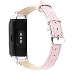 Samsung Galaxy Fit klockarmband i koskinn - Rosa