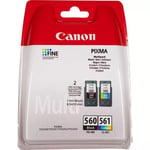 GENUINE CANON PG 560 CL 561 MULTIPACK BLACK COLOUR ink cartridges PIXMA TS5350