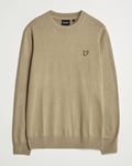 Lyle & Scott Cotton/Merino Crew Neck Jumper Sage Uniform