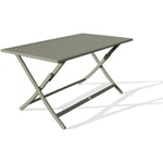 Citygarden - marius - Table de jardin pliante en aluminium vert kaki - city garden