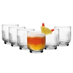 Glasmark KROSNO 1992 Gaja Ensemble de 6 Verres à Boire Verres à Eau Verre à Jus de Fruits Smoothie Set Lavables en Machine 6x290 ml