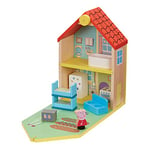 PEPPA PIG WOODEN FAMILY HOME, Sustainable FSC Certified Wooden Toy, Preschool Toy, Imaginative Play, Gift For 2-5 Year Old