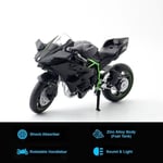 1/12 H2r Ninja 250 leksaksmotorcykel i metall 1:12 Super sport racing ljud och ljus serie present till pojkar