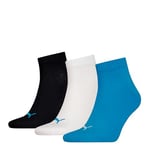 Puma Quarter Socks, Blue, 47/49 (Pack of 5)