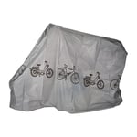 relaxdays Garage pour vélo en polyéthylène, Housse résistante aux déchirures, Couvercle 200 x 110 cm, Plusieurs Couleurs Gris 10023962_111