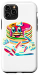 Coque pour iPhone 11 Pro Colorée Pop Art Crêpe Petit déjeuner Crêpes