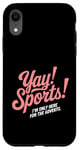 Coque pour iPhone XR Big Game Super Publicités Football Ironic Sports Publicités