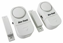 2pc Door And Window Entry Alarm Burglar Intruder Sensor Security Alarm Warning