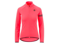 AGU Essential Thermo Langermet Sykkeltrøye Dame Neon Coral - Størrelse X-Small