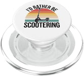 Scooter Electric Retro Vintage Street Stunt E-Scooter Tricks PopSockets PopGrip for MagSafe