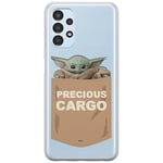 ERT GROUP Coque de téléphone Portable pour Samsung A13 4G Original et sous Licence Officielle Star Wars Motif Baby Yoda 030 Parfaitement adapté à la Forme du téléphone Portable, partiel imprimé