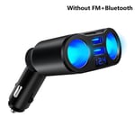 Autolaturi Bluetooth FM-lähettimet Tupakansytytin Dual USB QC 3.0 Splitter Pikalataus 12V automaattinen handsfree-puhelupistorasia