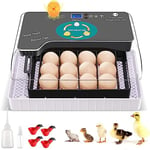 Couveuse entièrement automatique pour poules, œufs, 9 à 35 œufs, incubateur avec éclairage LED efficace, machine pour poules, canard, colombe, caille, oiseau