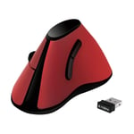 LogiLink ID0158 Vertical Ergonomic Mouse red, ID0159 Radio (US IMPORT)