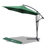 Parasol deporte 3M avec housse de protection et sangle de fixation Vert VOUNOT