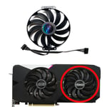 Ventilateur de remplacement de carte de fouille,ventilateur pour ASUS GeForce RTX3060 3060ti 3070 DUAL OC,T129215SU, - Type right fan