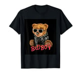 Bad Boy Tee Shirts, Funny Teddy Bear Graphic Design Style T-Shirt