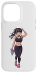 Coque pour iPhone 14 Pro Max Anime et manga Style Fille portant des vêtements de sport