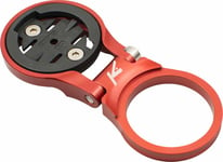 K-EDGE Adjustable Stem Mount for Garmin Quarter Turn Type Computers Red