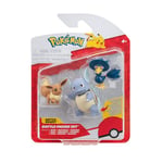 Pokémon PKW3895 – Figurine de Bataille – Evoli, Kramurx, Schillok, Figurines Officielles