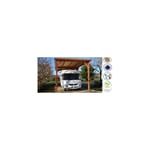 Abri Toit Plat, 450cmx650cm, Bois douglas Français, Carport, Auvent, Abri Camping-car