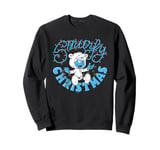 The Smurfs Smurfy Christmas With Baby Smurf Sweatshirt