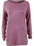 ONLY Onlmila Lacy L/s Long Pullover KNT Pull, Pull Femme, Rose (Mesa Rose Detail:W. MELANGE), 36 (Taille fabricant: Small)