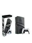 Maxx Tech Ps5 Slim Faceplates + Controller Faceplates - Black