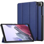 Compatible with Samsung Tablet Tab A 10.1 T510/T515, Slim Case, Tri-Fold Tablet Case with Full Coverage and Auto Wake/Sleep Mode, Dark Blue