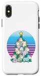 Coque pour iPhone X/XS Amour arbre magique vacances joie arc-en-ciel mystique