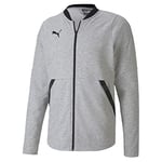 Puma Teamfinal 21 Casuals Jacket Veste d'entraînement Homme Light Gray Heather FR: XL (Taille Fabricant: XL)