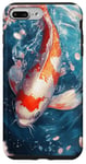 Coque pour iPhone 7 Plus/8 Plus Poisson koï traditionnel japonais Sakura du Japon