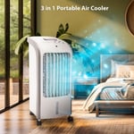 Portable 4L Air Cooler Evaporative Oscillating Unit Ice Fan W/ Remote Swing AC