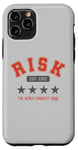 Coque pour iPhone 11 Pro Risk The World Conquest Game Est. 1957 Retro Logo