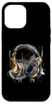 iPhone 12 Pro Max Headphones Music DJ Splash Beatmaker Artwork Dance Music Case