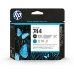 HP 744 Photo Black/Cyan DesignJet Printhead