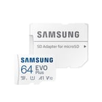 Carte Mémoire SAMSUNG 64Go MicroSD EVO PLUS