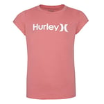 Hurley Hrlg Core One & Only Classic Tee T-Shirt, Deep Sea Coral, 13 años Fille