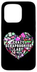 iPhone 15 Pro Scrapbooking Heart Crazy Scrapbooking Lady Case