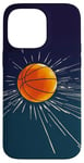 Coque pour iPhone 14 Pro Max Ballon de basket de sport en couleur classique