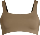 Casall Women's Square Neck Bikini Top Seaweed Green, 36